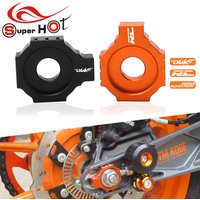 For ktm DUKE RC 250 200 390 Adventure DUKE390 RC390 390Adventure Accessories Rear Axle Spindle Chain Adjuster Blocks Tensioner