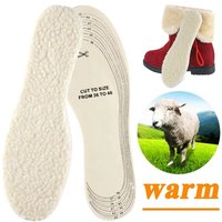 Wool Warm Heated Insoles for Kids And Adult Winter Shoes Thermal Thickened Artificial Cashmere Shoes Inserts Snow Boots Warm Pad