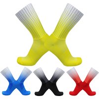 Chaussettes de cyclisme d'été à pois, nouveau style, antidérapantes, en silicone, pour la course en plein air, Calcetines Ciclismo