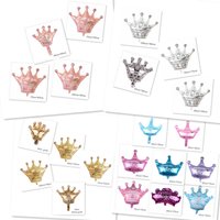 New Crown Aluminum Film Balloon Birthday Party Decoration Princess Birthday Party Decoration Bar Balloon