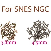 300pcs Replacement Repair parts 3.8mm 4.5mm security screws For SNES NGC N64 NES N64 GB SFC WII Game Console