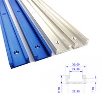 300–800 mm Holzbearbeitungs-T-Nut-Gehrungsschiene, Aluminiumlegierung, T-Schiene, Gehrungslehre, Schienenschlitz für Holzbearbeitungswerkzeuge