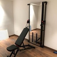 SRJOINFIT Fly fitness Comprehensive Strength Training Equipment Set, Home Fitness Wall Training Equipment