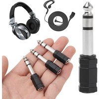 1PC 3.5mm Jack to 6.35mm Earphone Cable Adapter Audio Splitter Converter Headphone Plug Adapter Microphone Jack Audio Cable