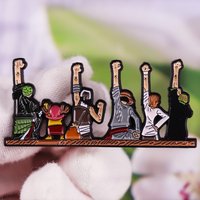 Classic Anime Luffy JoeBa Sauron enamel pin Character Collection Brooch Alloy Badge Fashion Jewelry