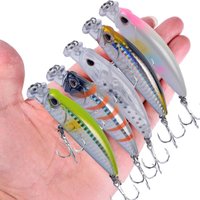 WESTBASS 1PCS Floating Minnow Bait 80mm-10g Long Casting Wobblers Surface Fishing Lure Artificial Hard Popper Isca Bass Pesca