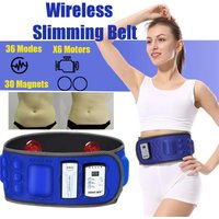 Rechargeable Powerful 7 Motors Heating Belly Fat Slimming Massage Belt Waist Lumbar Spine Support Abdominal Muscle Training Band