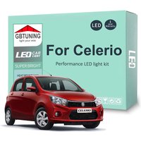 7Pcs Canbus LED Interior Light Bulb Kit For Suzuki Celerio 2014 2015 2016 2017 2018 2019 2020 2021 Car Accessories Signal Lamp
