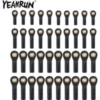 YEAHRUN 10PCS M2 M3 Rod End Ball Head Holder Tie Rod Ends Plastic Ball Joints Right-Hand Screw for RC Car Boat Airplane Trucks