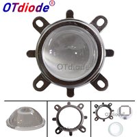 1set 10Sets 20W 30W 50W 70W 100W 120W LED 44mm Lens + 50mmReflector Collimator + Fixed Bracket