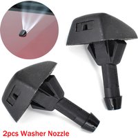 2x Front Windshield Wiper Washer Nozzle Spray Jet For Volvo C30 V40 S40 V50 C70 S70 S80 XC70 XC90 30655605 7845009 Water Nozzles