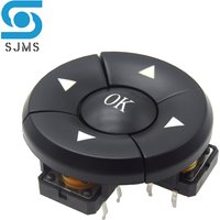1 set A14 cap 5 way direction Combination switch B3F-4055 with Arrow OK button SMD 12*12*7.3mm Micro Tactile Tact Taster