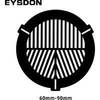 EYSDON Bahtinov Mask Focusing Mask Fish Bone Plate Focus Slides for Telescopes