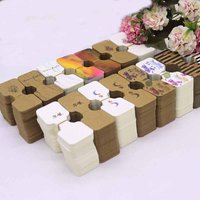 New 50pcs/lot 3.5*9cm New Necklace Card Pendant/Hair Clicp DIY Necklace Card Custom Logo Jewelry Card 300gsm Paper Cardboard