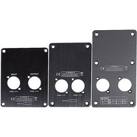 1PC DJ Speaker Cable Terminal Plate For SpeakOn 4 Pin Socket Connector Audio Wire Aluminum Input Dish