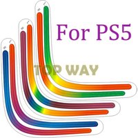 1set For PS5 Host Light Bar Rainbow Gradient Sticker Self Adhesive Decals LED Lightbar For playstation 5 Game Accessories