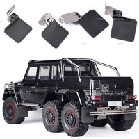4pcs Front Rear Rubber Fender Mudguard With Metal Bracket For 1/10 Rc Crawler Car Traxxas Trx-4 G500 Trx6 G63 6*6 4*4 Diy Part