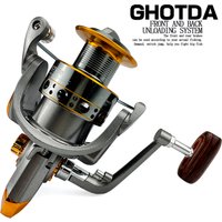 1000 2000 2500 3000 4000 5000 6000 7000 Spinning Fishing Reel High Gear Ratio 5.2:1