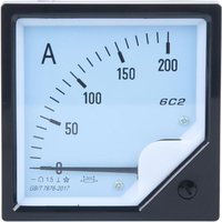 DC Meter 6C2 Analog Panel Ammeter AMP Ampere Current Meter Gauge 6C2-A Amperemeter 30A 50A 75A 100A 200A 500A 750A 75mV