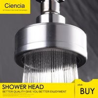 Ciencia Space Aluminum Round Water Saving Shower Head with Shower Filter Detachable Can Be Cleaned