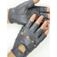 AliExpress Bickmods Leather Half-Finger Gloves Women's Fashion Thin Section Hollow Short Summer Outdoor Sports Cycling Car Driving