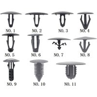 50PCS Car Fasteners Fixed Clips Engine Hood Cover insulation Cotton Retainer Rivet For Toyota Honda Hyundai