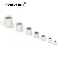 Rope Aluminum Sleeve Wire Crimp Sleeve Wire Aluminum Ferrules Cable Stopper Crimp Rope Hardware