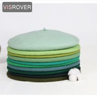 Fashion Autumn Beret Colors Female Wool Solid Color Beret Woman Bonnet Caps Winter All Matched Warm Walking Hat Cap Party Gift