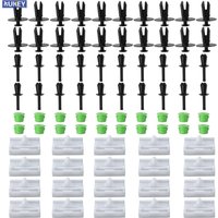 80Pcs Clips For BMW E36 316i 318i 318tds 323i 325tds 328i M3 Side Sill Skirts Moulding Grommet Clip Fastening screw plug Rivets
