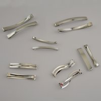 5PCS Metal Snap Hair Slides Barrettes Hairpiece Clips For Bows Women Findings At Lead Free Nickle Free DIY Hairpins Bobby Pins