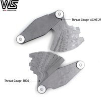ACME 29 / TR30 Screw Pitch Gauge Stainless Steel Thread Pitch Measuring Tool Set T-Thread Cutting Gage