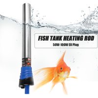 Thermostat Heater Rod For Fish Tank Water Heating 220V EU Plug Fish Tank Heating Rod Adjustable Temperature 50W/100W