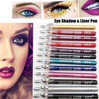 1Pc Eye Shadow Liner Pen Highlighter Waterproof Glitter Matte Eyeliner Pencil 12 Colors Long Lasting Eye Beauty Cosmetic Makeup