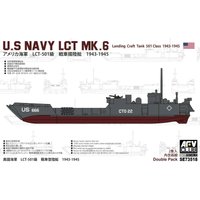 AFV Club 1/350 SE73518 US Navy LCT-501 Class (1943-1945) (Bouble Pack)