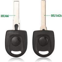 jingyuqin Remote Car Key Shell Case For VW Volkswagen Passat With Transponder Uncut HU66 / HU162t Blade Replacement