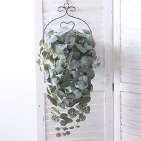 Home Garden Greenery Wall Decor Ivy Silk Artificial Plants Artificial Flowers Fake Plant Eucalyptus Leaves