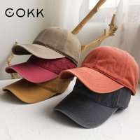 Frauen Männer Baumwolle Solide Baseball Kappe Mode Snapback Hut Weibliche Outdoor Einfache Gewaschen Vintage Visier Beiläufige Kappe Hut Für Frauen Männer