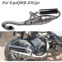 Slip On For Yamaha E40QMB JOG50 JOG Motorcycle Stainless Steel Exhaust System Escape Moto Scooter Front Link Pipe Muffler