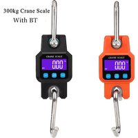 300kg/50g Bluetooth Crane Scale Rechargeable Digital Hanging Hook Scales Electronic Weight USB Stainless Steel Heavy Duty Weight