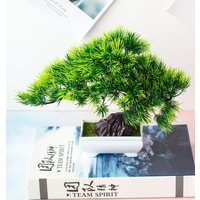Plantes artificielles bricolage bonsaï Simple petit arbre fausses plantes fausses fleurs ornements en pot salle de bain décor à la maison hôtel jardin décor