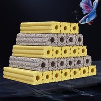 20Pcs/lot Aquarium Bacteria House Bio Filter Fish Tank Raw Water Treatment System Nitrifier Quartz Ceramic Rings