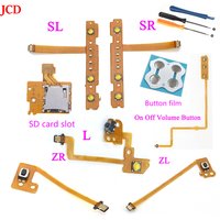 JCD 1set L/R SL SR Button Key Flex Cable Replacement Parts For Switch JoyCon NS L/R Game Controller With Screwdriver Tool