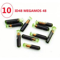 10PCS Megamos 48 Chip Transponder ID48 T6 Glass Chip For MINI KEY TOOL KD MAX Key Tool Plus For Golf Mk7 Golf 6 Polo Skida Seat