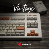 Domikey Vintge Cherry Profile abs doubleshot keycap for mx stem keyboard poker 87 104 gh60 xd64 xd68 xd84 BM60 BM65 BM68 BM80