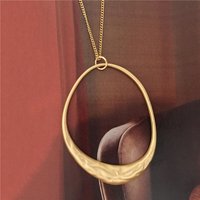 Summer New Style Simple Pendant Necklaces Jewelry Girl Silver Color Bohemia Alloy Necklace Chain For Women