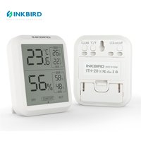 INKBIRD Digital Thermometer And Hygrometer ITH-20 Instant Read Temperature Humidity Gauge Monitor For Indoor/Outdoor 2.8Inch