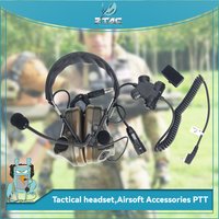 Z-TAC Comta III Military Tactical Headset with PTT - Noise Canceling, Hearing Protection for Baofeng UV-82/Kenwood