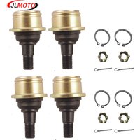4PCS M12 Upper and Lower Ball Joints Fit For Swing Arm Suspension Yamaha ATV RHINO BRUIN 350 450 700 Rhino YXR700 2008 - 2013