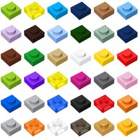 Little Builder 3024 MOC Thin Figures Bricks 1x1 Dots 20pcs Building Blocks DIY Pixel Painting Materials Toys for Children Gift