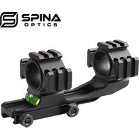 Tactical 25.4/30mm Scope Mount Dual Rail Rings Three Rail Heavy Duty Riflescope Mount With Spirit Bubble Level Fit 20mm Rails